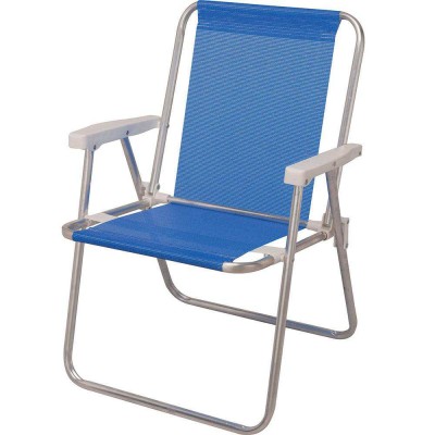 produto Cadeira de Praia Mor Alta Alumínio Sannet Azul - 2274